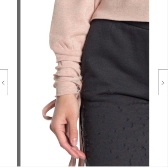 Alo Tribe Tie Sleeve Raglan Sweater NWT SZ M - Picture 5 of 6